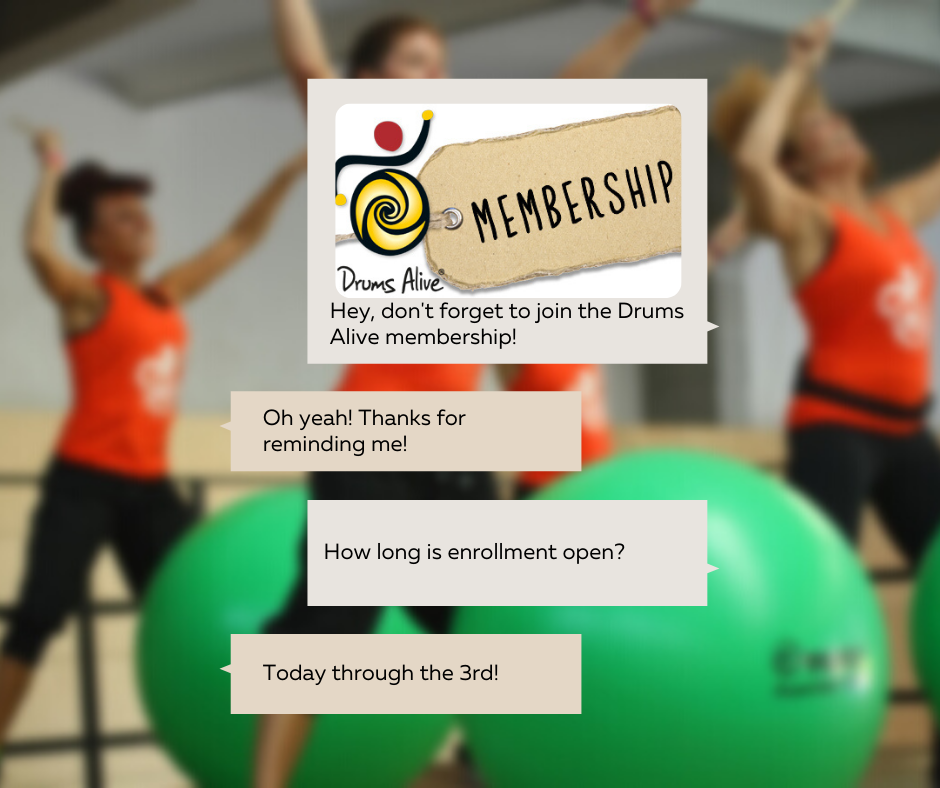membership opening text convo